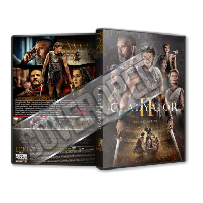 Gladyatör II - Gladiator II - 2024 Türkçe Dvd Cover Tasarımı
